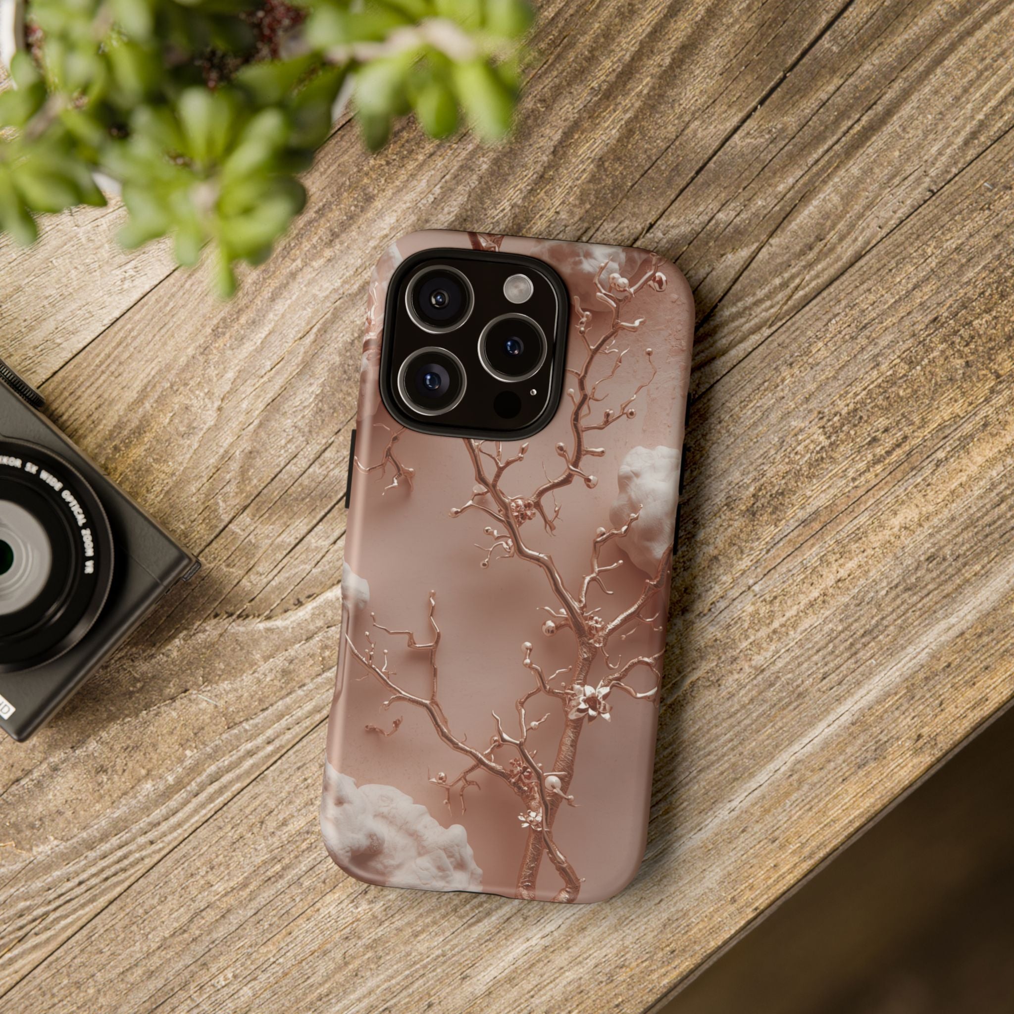 Metallic Tree - Tough Phone Case