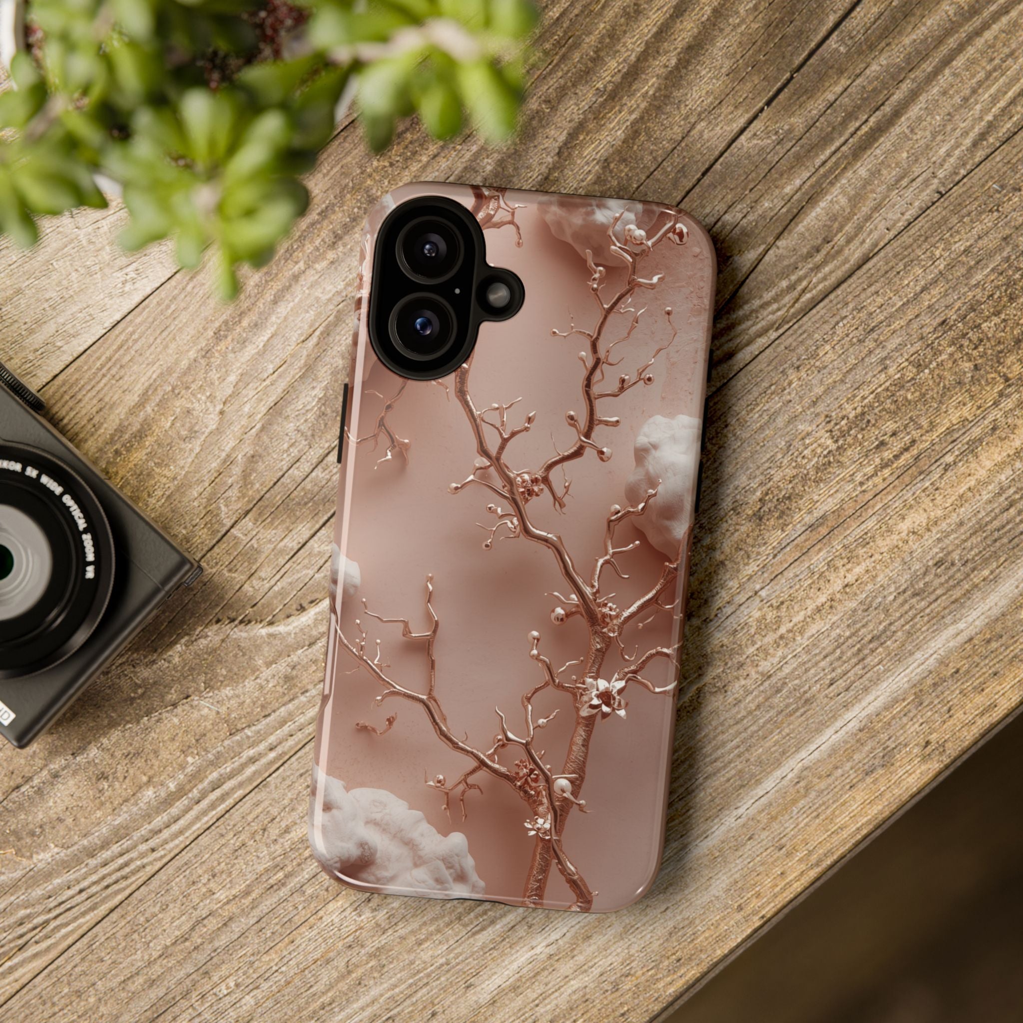 Metallic Tree - Tough Phone Case