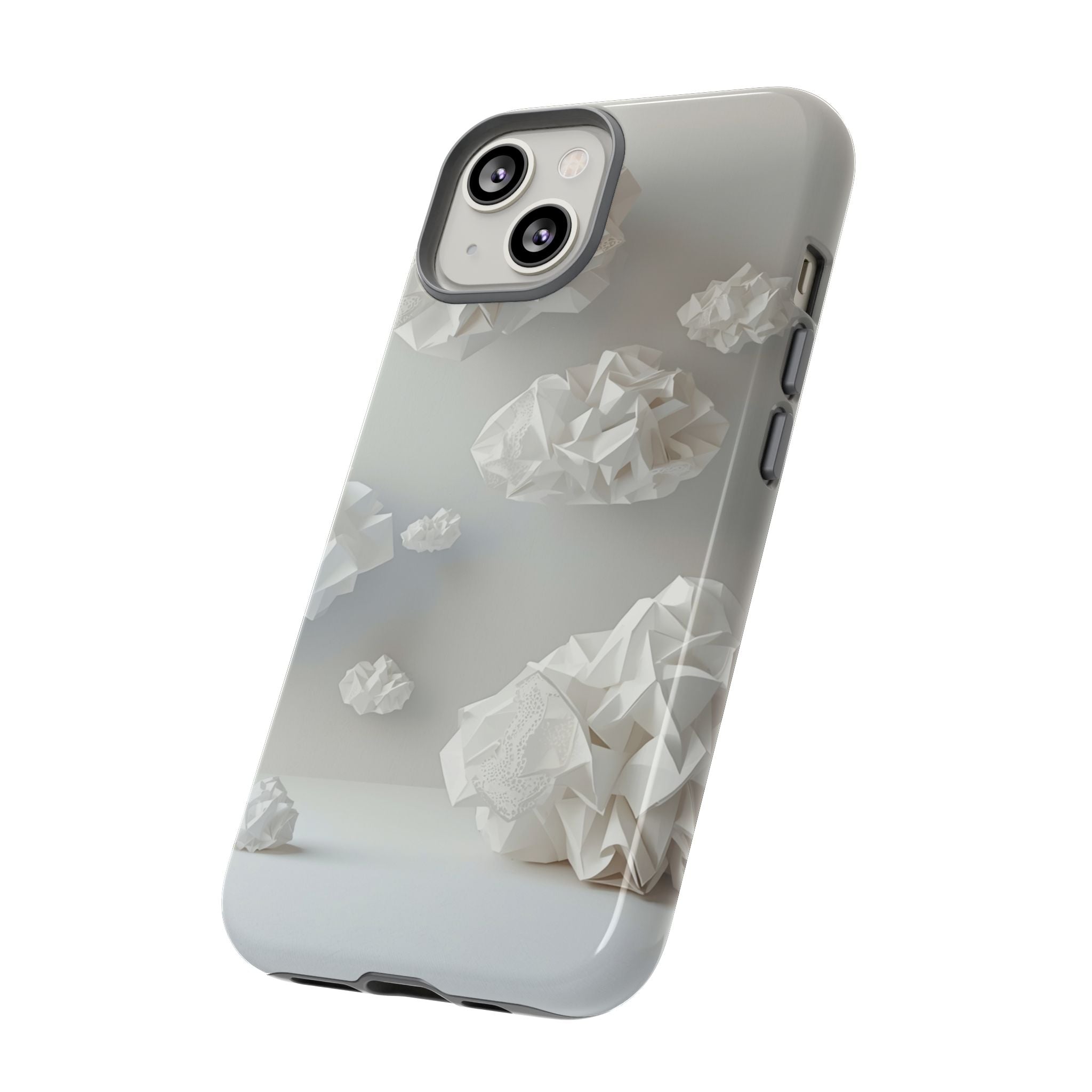 Origami Clouds - Tough Phone Case