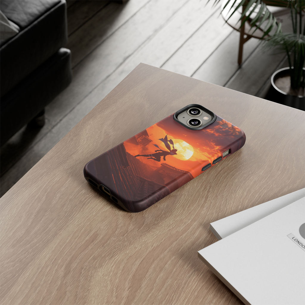 Ninja Sunset - Tough Phone Case