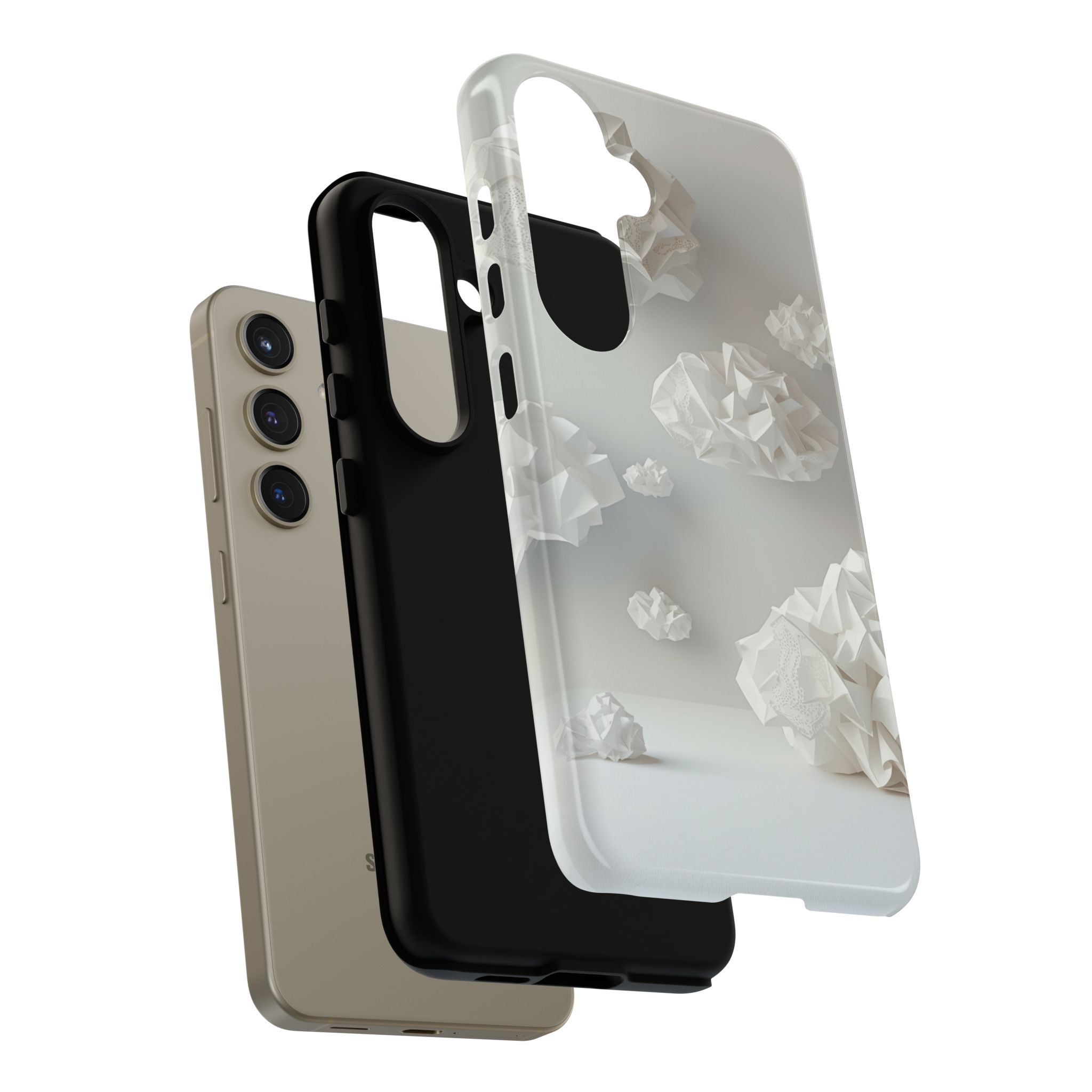 Origami Clouds - Tough Phone Case