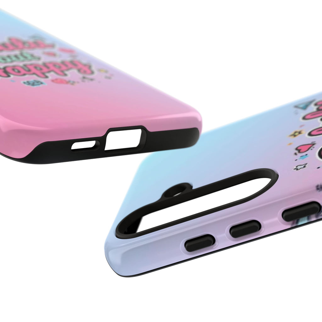 Delulu but Happy - Tough Phone Case