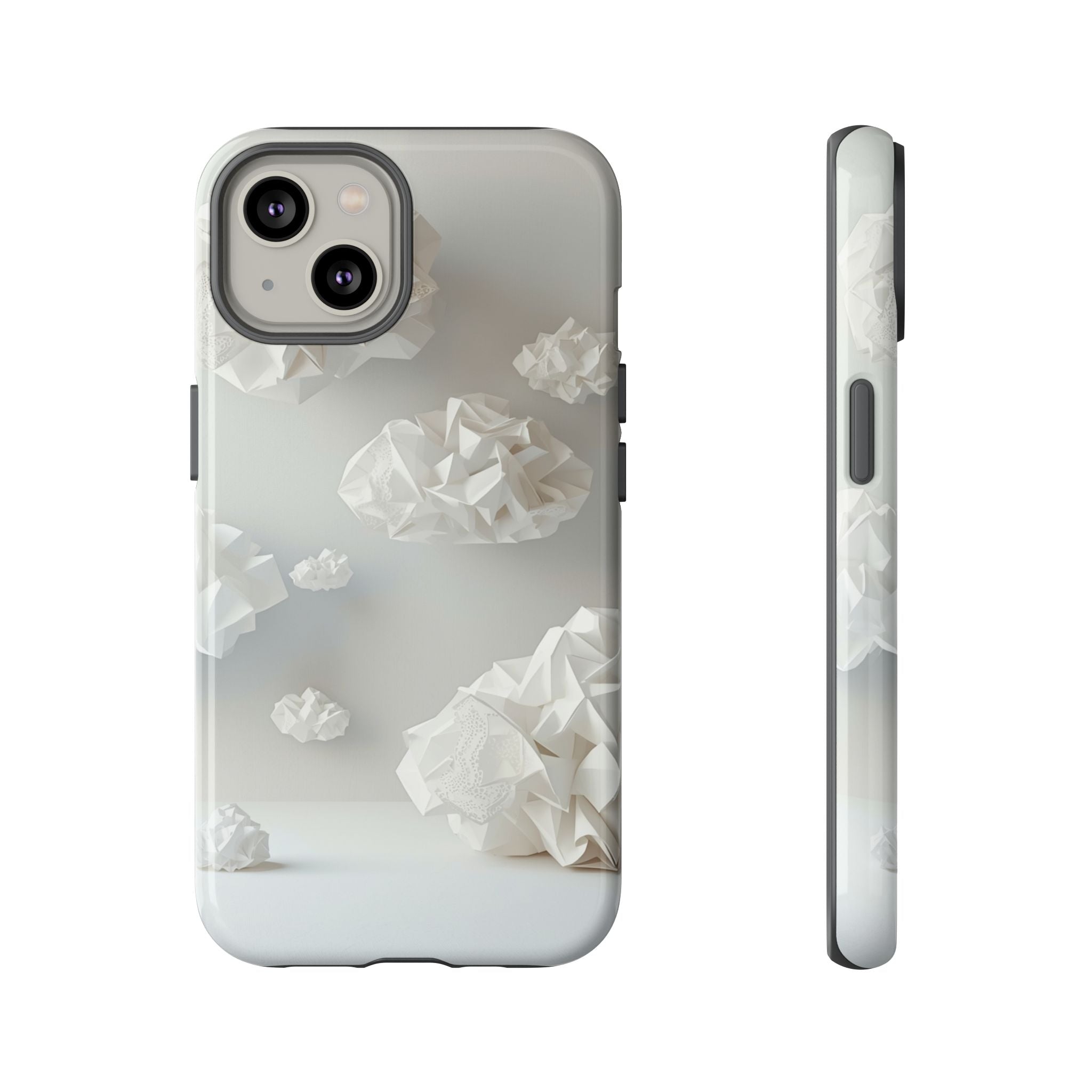 Origami Clouds - Tough Phone Case