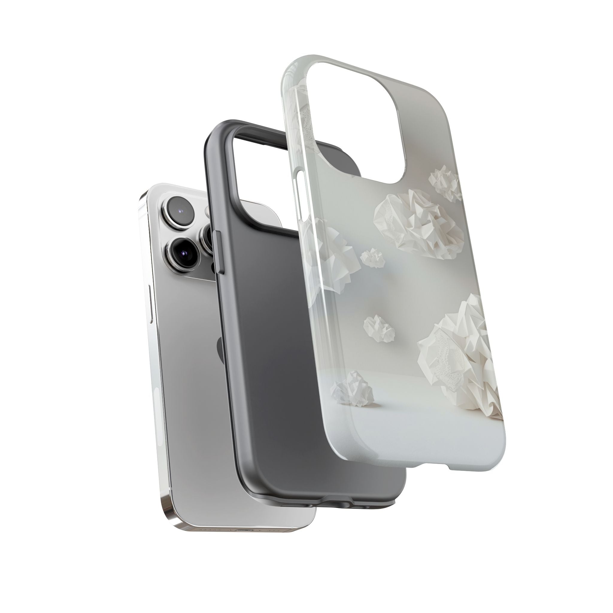 Origami Clouds - Tough Phone Case