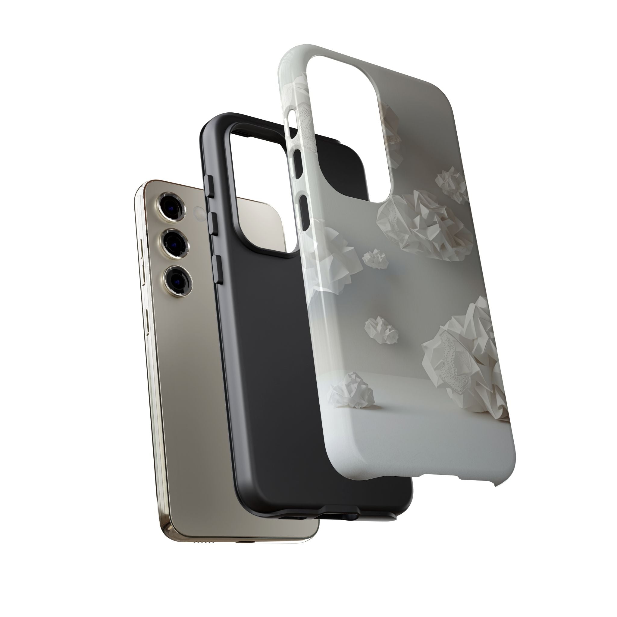 Origami Clouds - Tough Phone Case