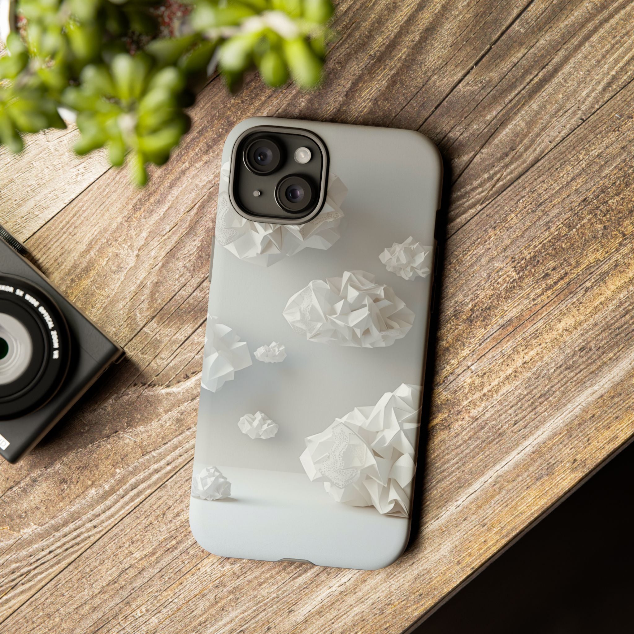 Origami Clouds - Tough Phone Case