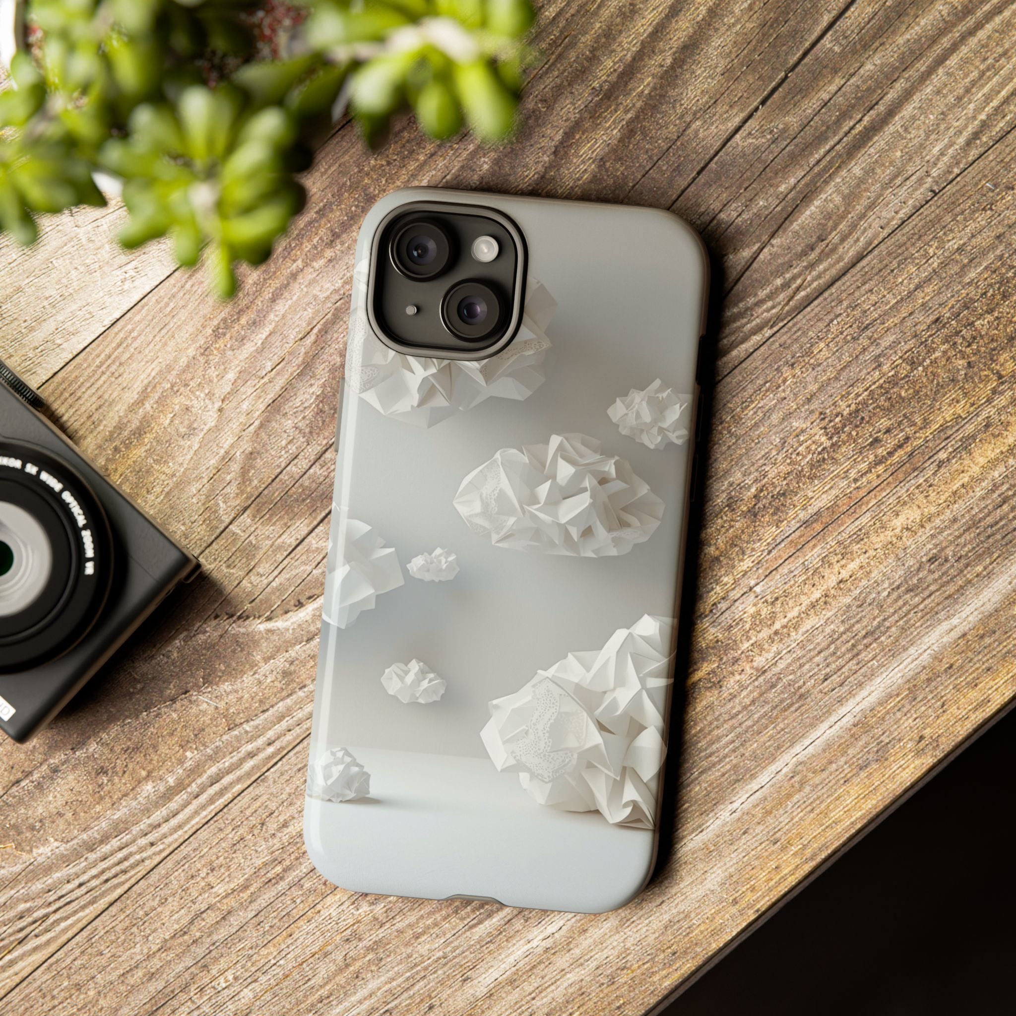 Origami Clouds - Tough Phone Case