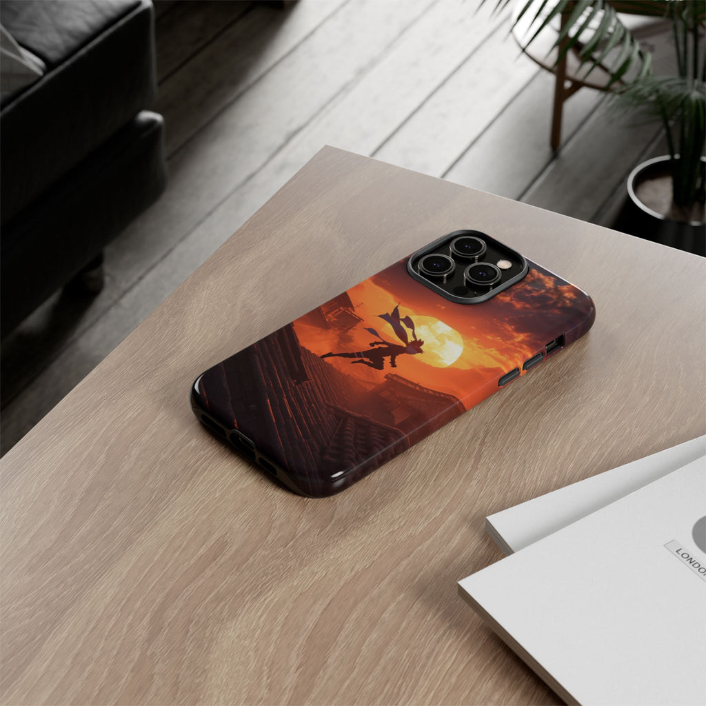Ninja Sunset - Tough Phone Case