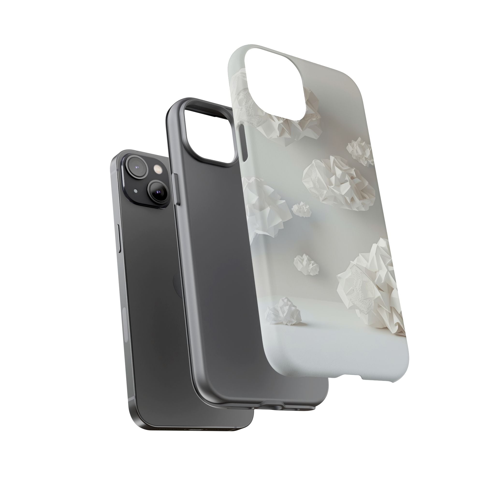 Origami Clouds - Tough Phone Case