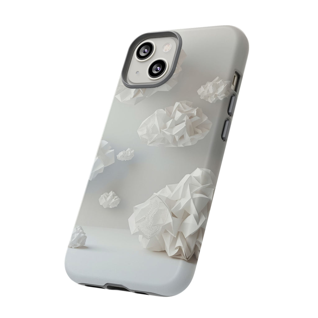 Origami Clouds - Tough Phone Case