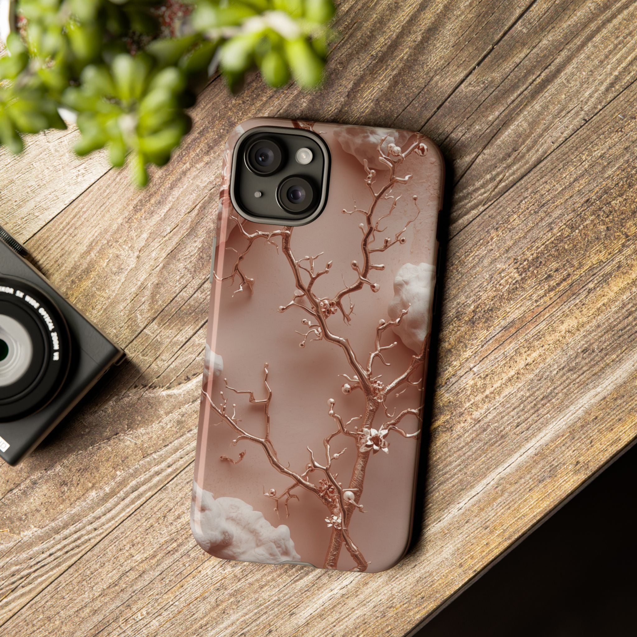 Metallic Tree - Tough Phone Case