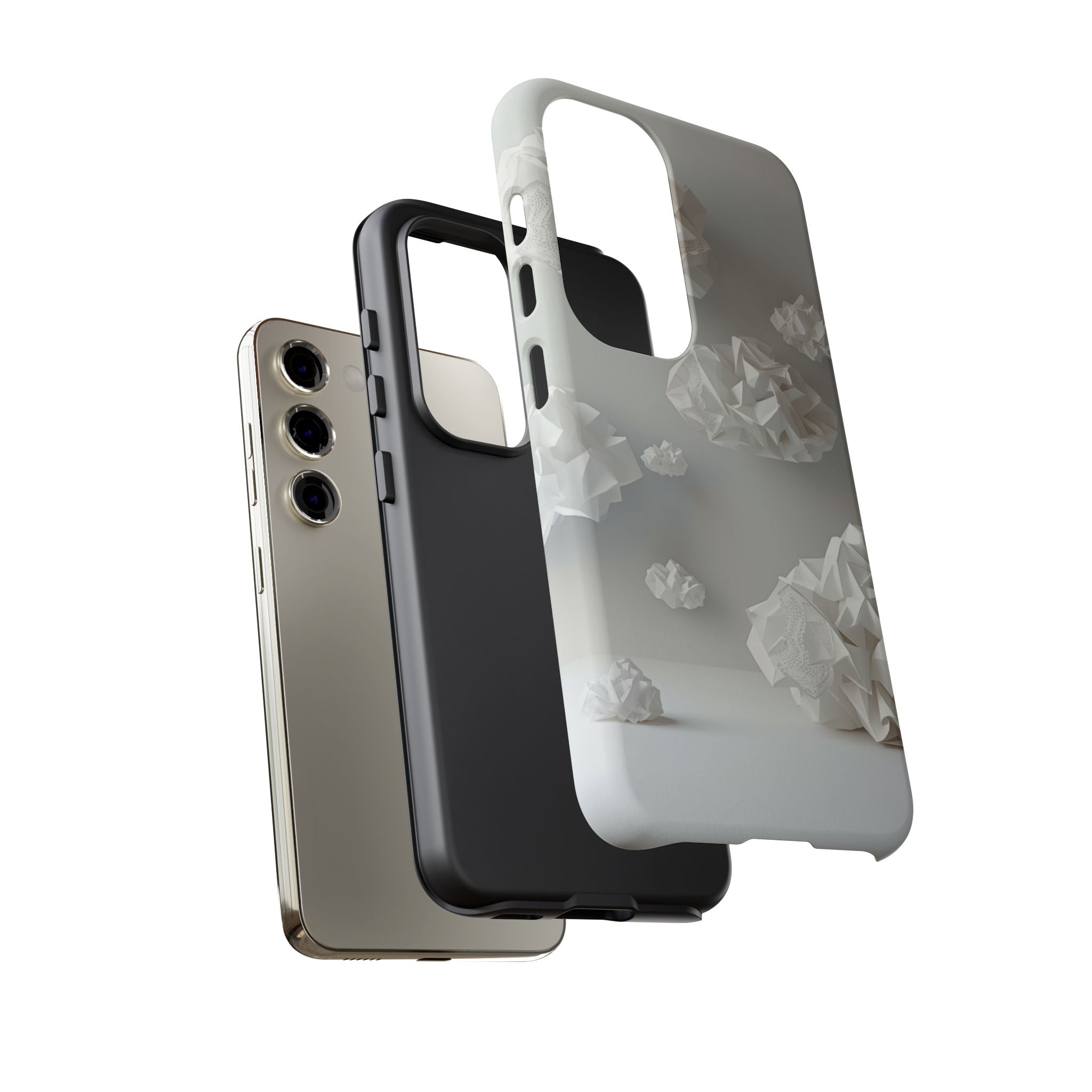 Origami Clouds - Tough Phone Case