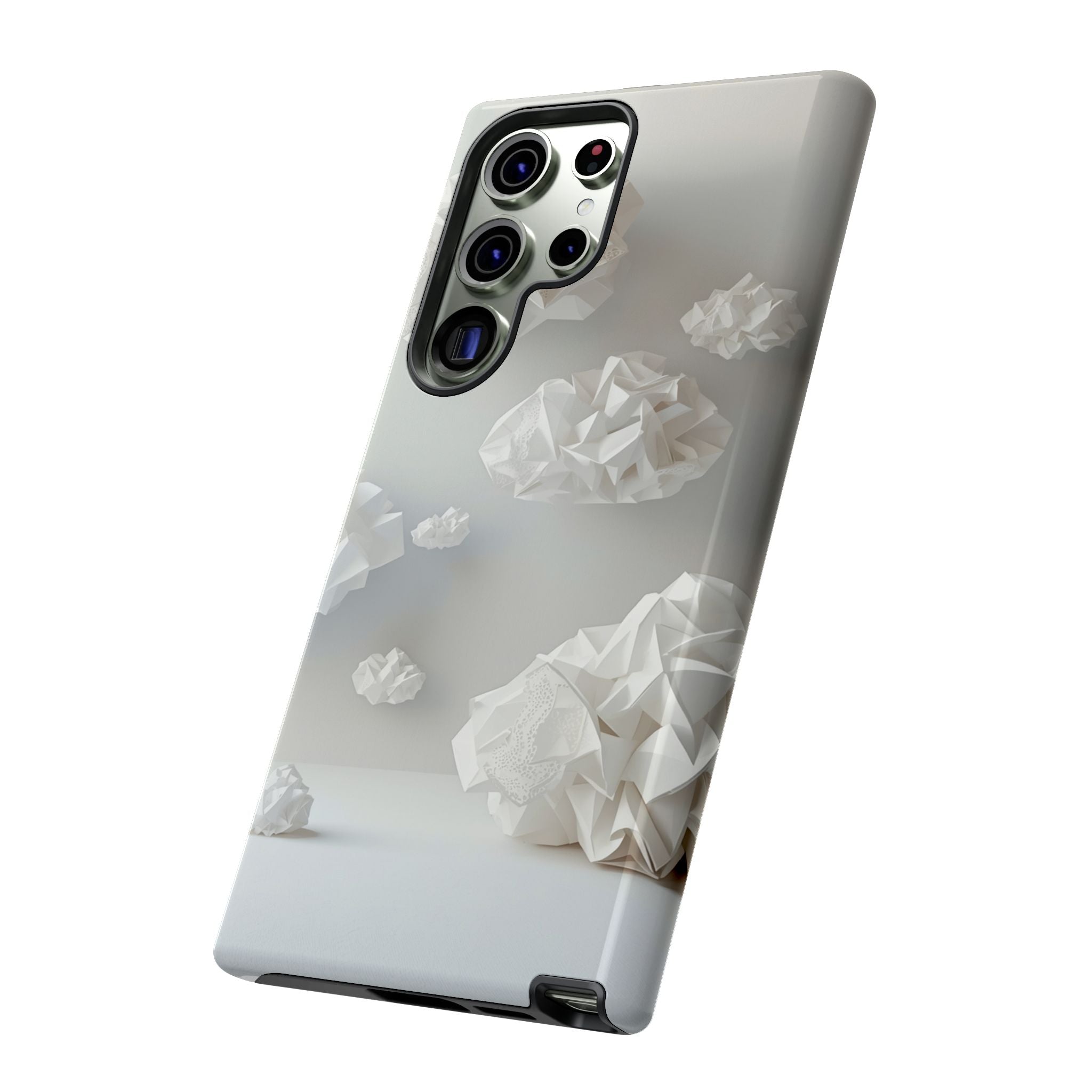 Origami Clouds - Tough Phone Case